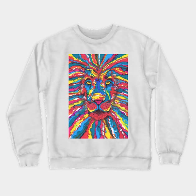 Lion, The King. no2 Crewneck Sweatshirt by SpencerHart